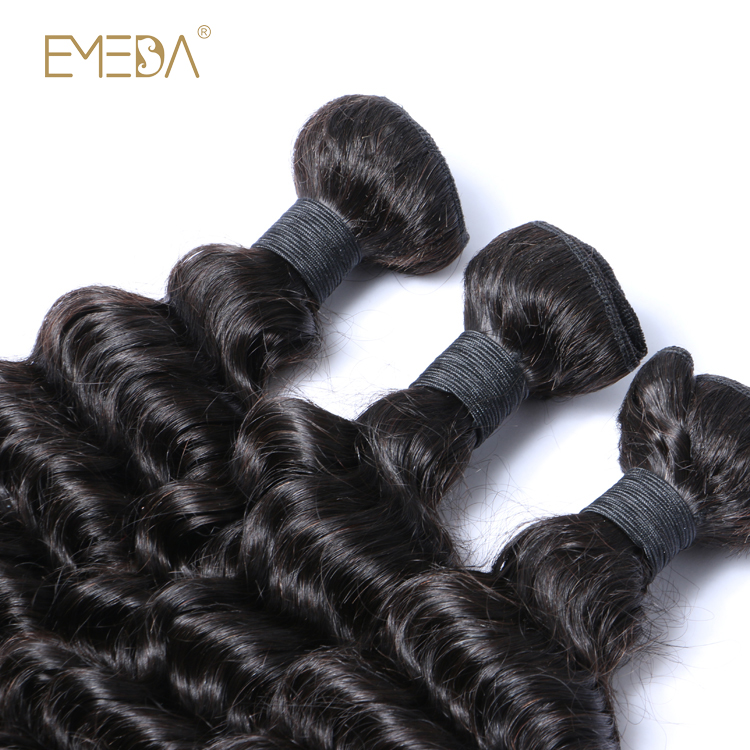 Hot Sale  Deep Wave 100% virgin Human Hair Extensions YL223